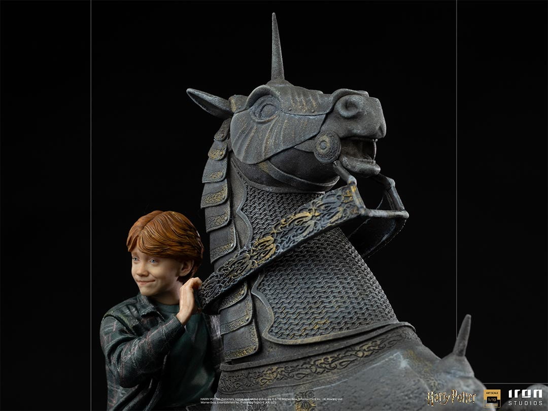 IRON STUDIOS Ron Weasley at The Wizard Chess Deluxe Art Scale 1/10 - Harry Potter Collectibles Iron Studios 