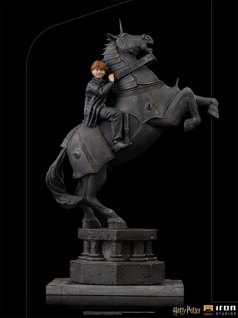 IRON STUDIOS Ron Weasley at The Wizard Chess Deluxe Art Scale 1/10 - Harry Potter Collectibles Iron Studios 