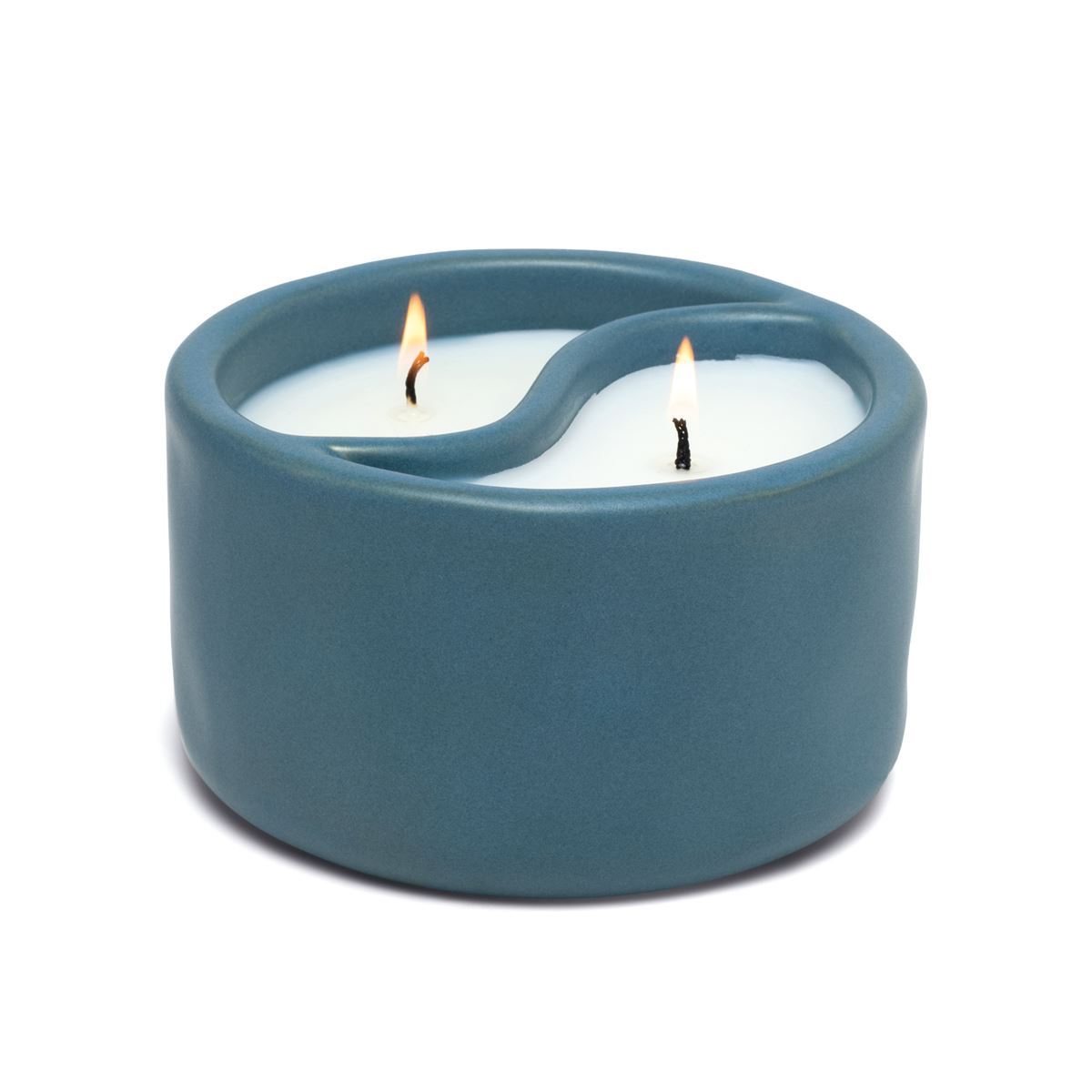 PADDYWAX - Yin & Yang 11oz Royal Blue Matte Ceramic Candle - Sea Moss & Sage Candle Paddywax 